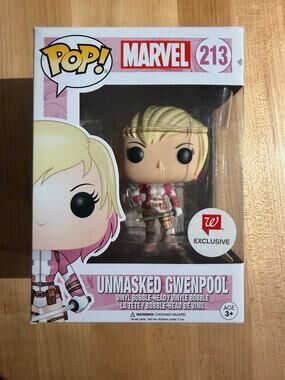 Funko POP! Marvel #213 Unmasked Gwenpool Walgreens Exclusive